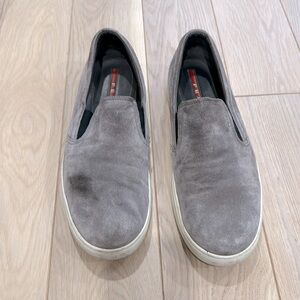 Prada Sport suede slip on sneakers size 10